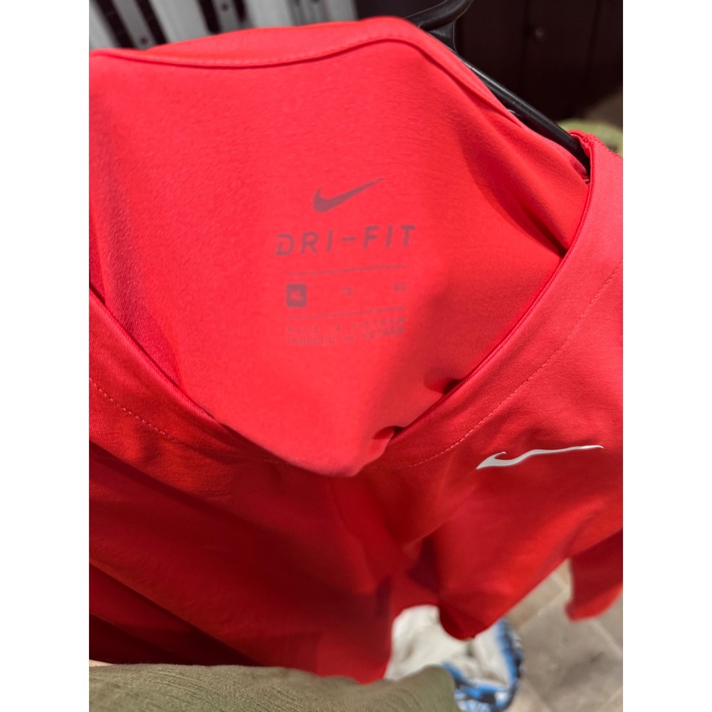 Nike Women's Long Sleeve Dri-FIT Top in Bright Red